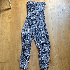 Lilly Pulitzer for Target Navy and White Jumpsuit
